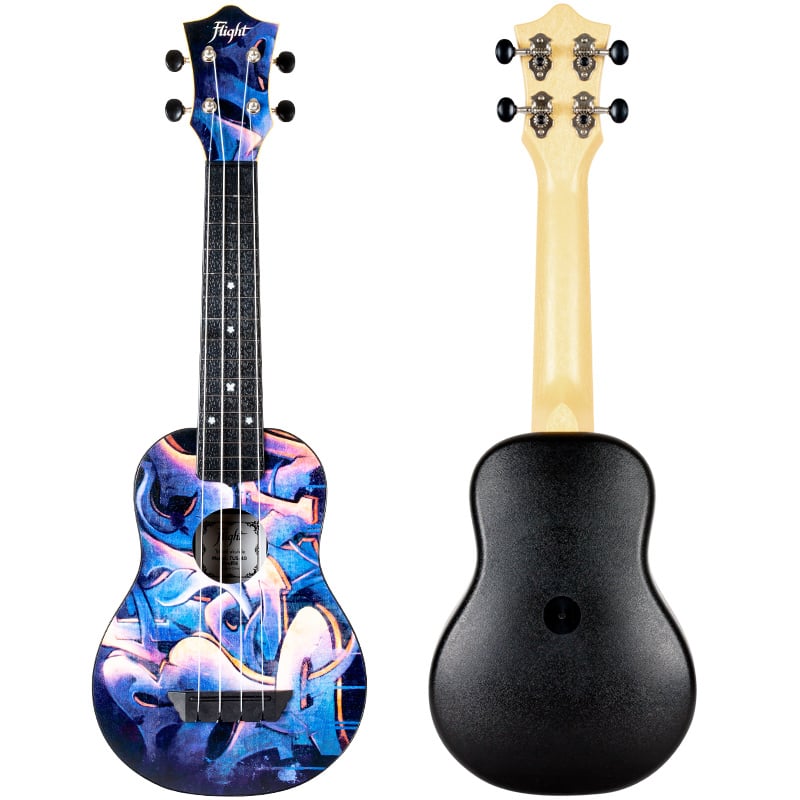 TUS40 Travel graffiti sopraan ukelele