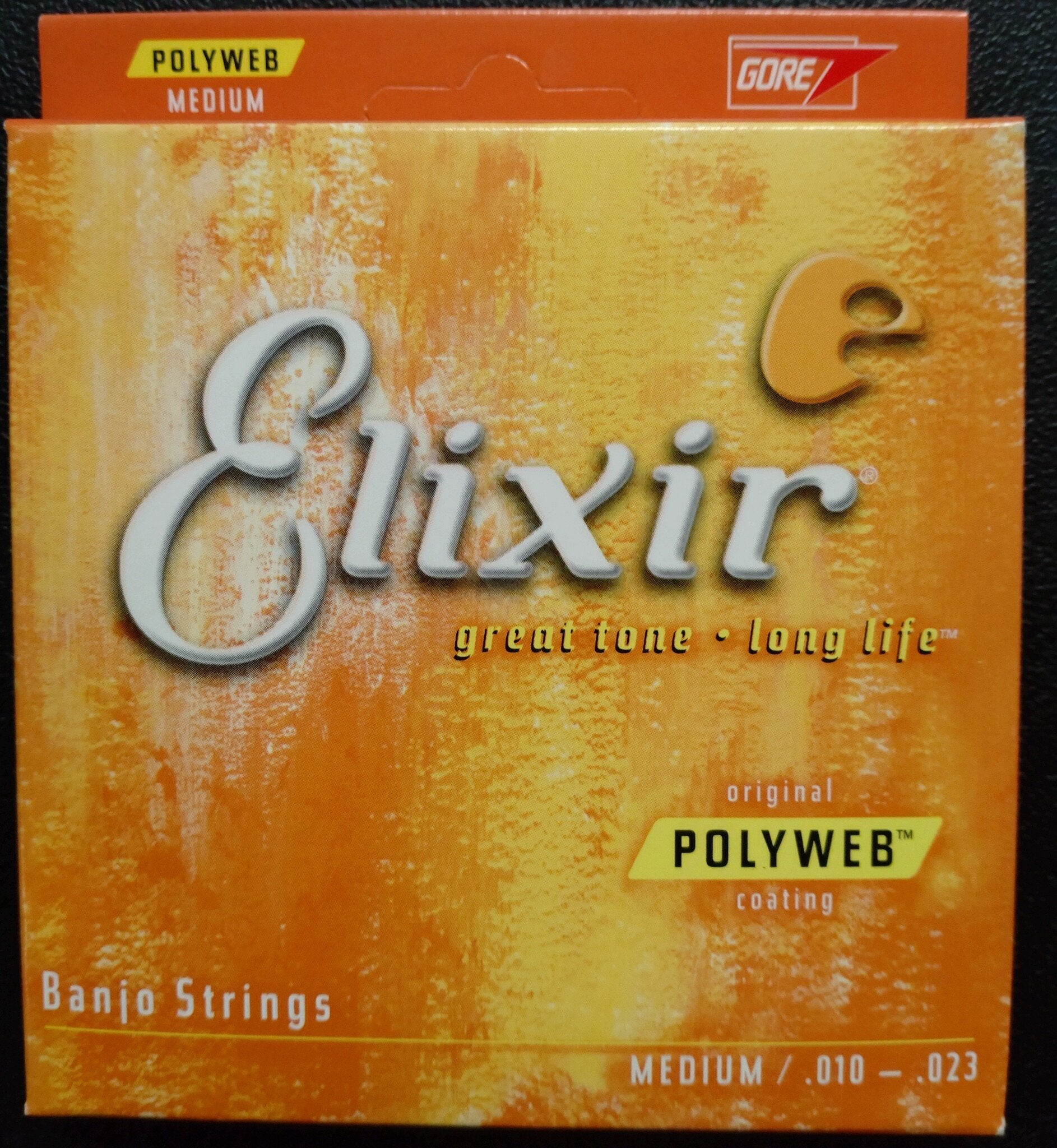 11650 Polyweb 5 snarige medium banjo snaren 010-023