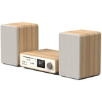 Pure Classic Stereo Katoen Wit/Eiken
