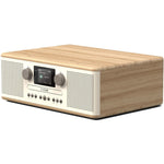 Pure Classic C-D6 Katoen Wit/Eiken Dab radio met cd-speler