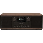 Pure Classic C-D6 Koffie Bruin/Walnoot Dab radio met cd-speler