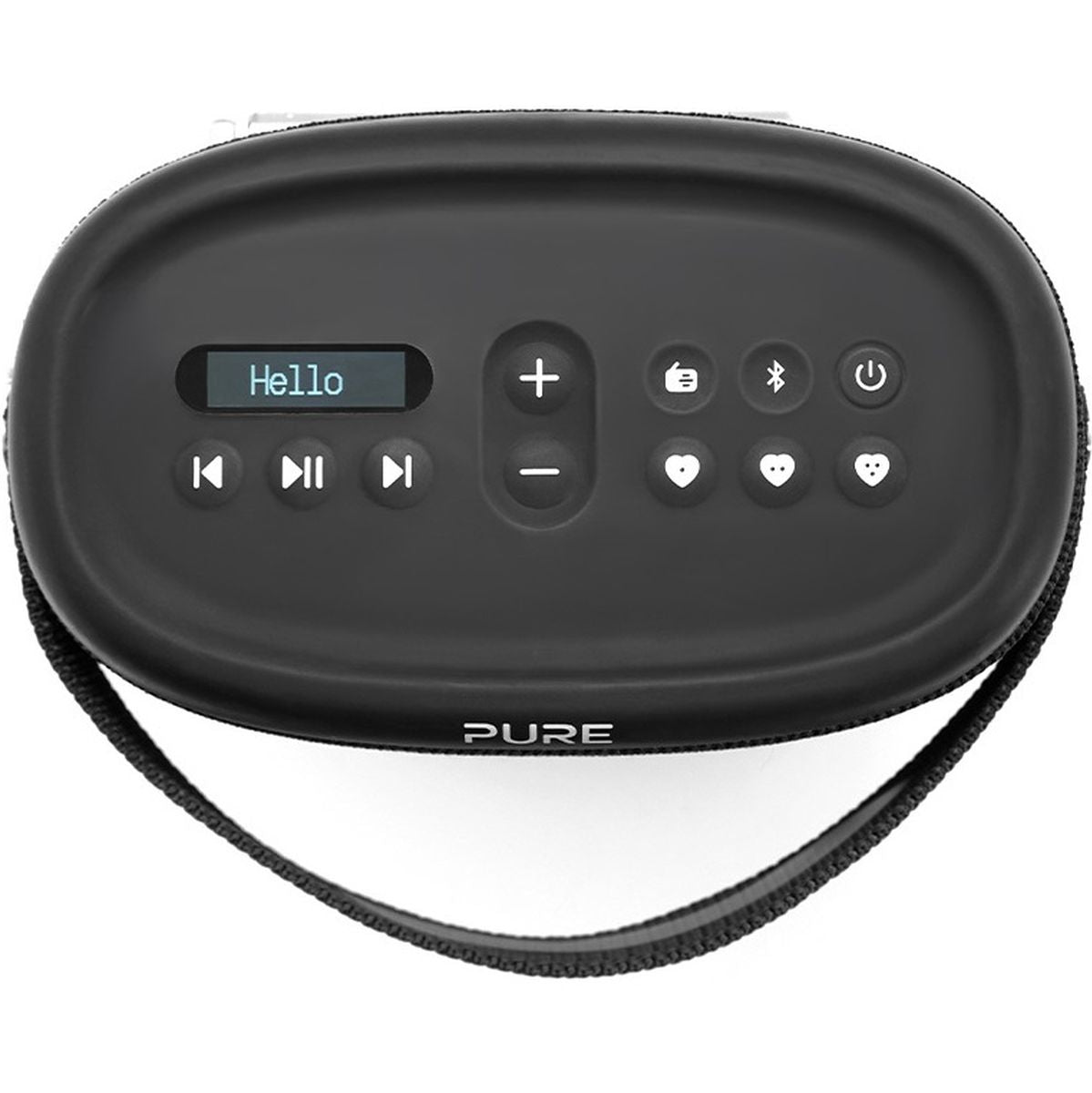 Pure Woodland Zwart Dab radio