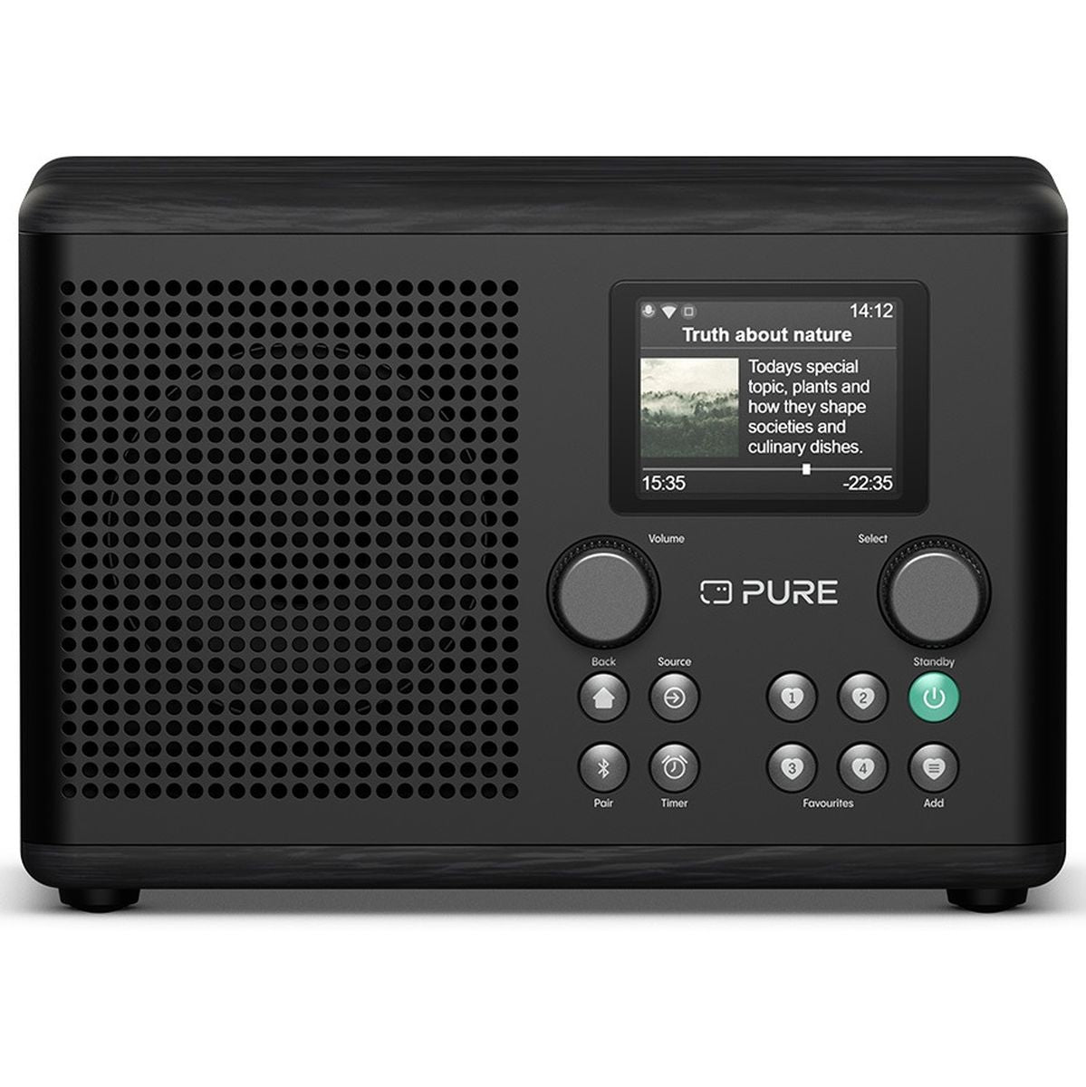 Pure Classic H4i Zwart/Essen Internet radio