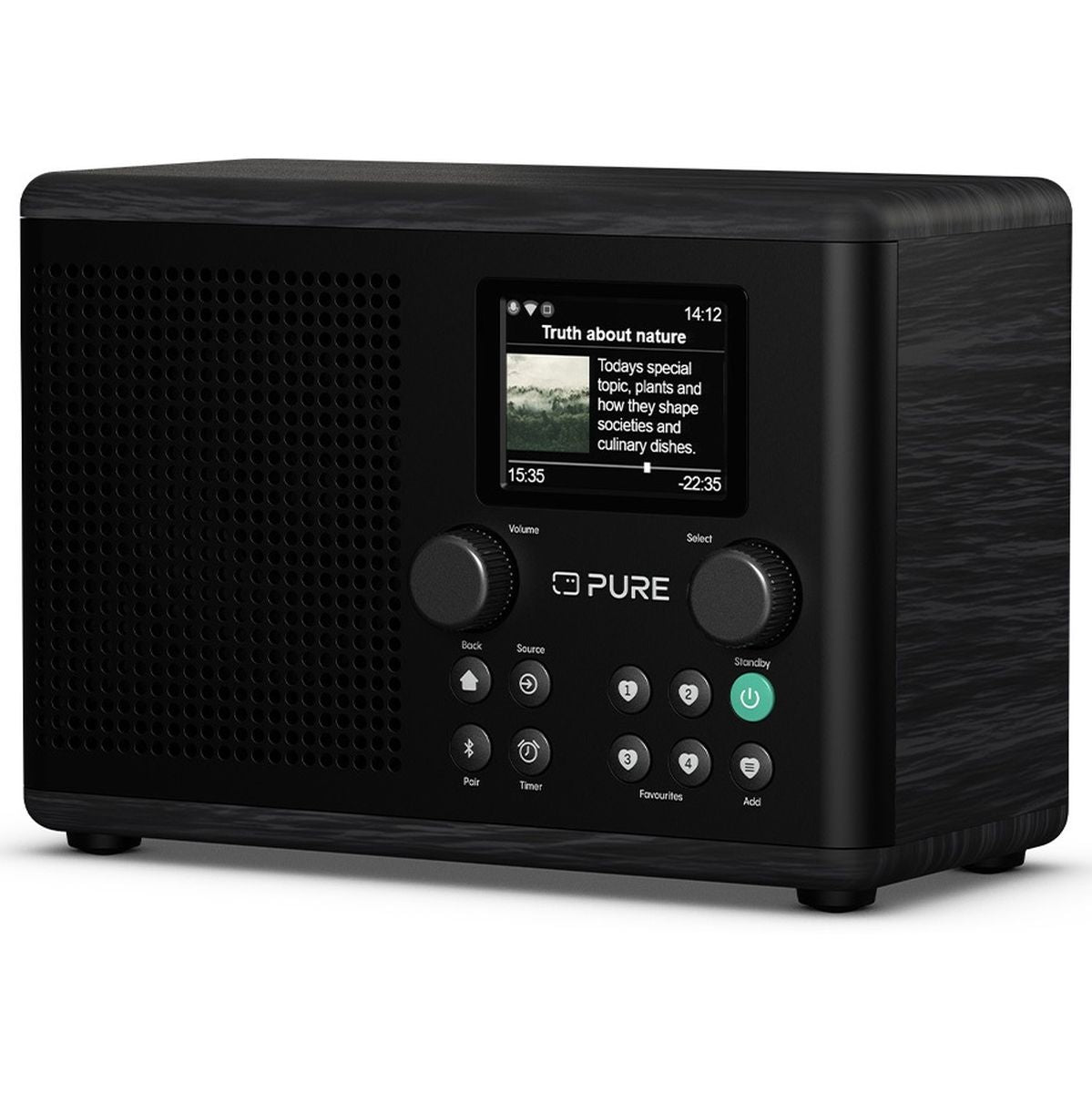 Pure Classic H4i Zwart/Essen Internet radio
