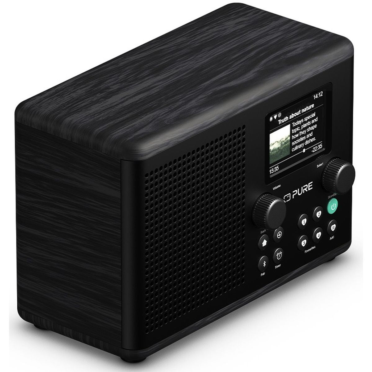 Pure Classic H4i Zwart/Essen Internet radio
