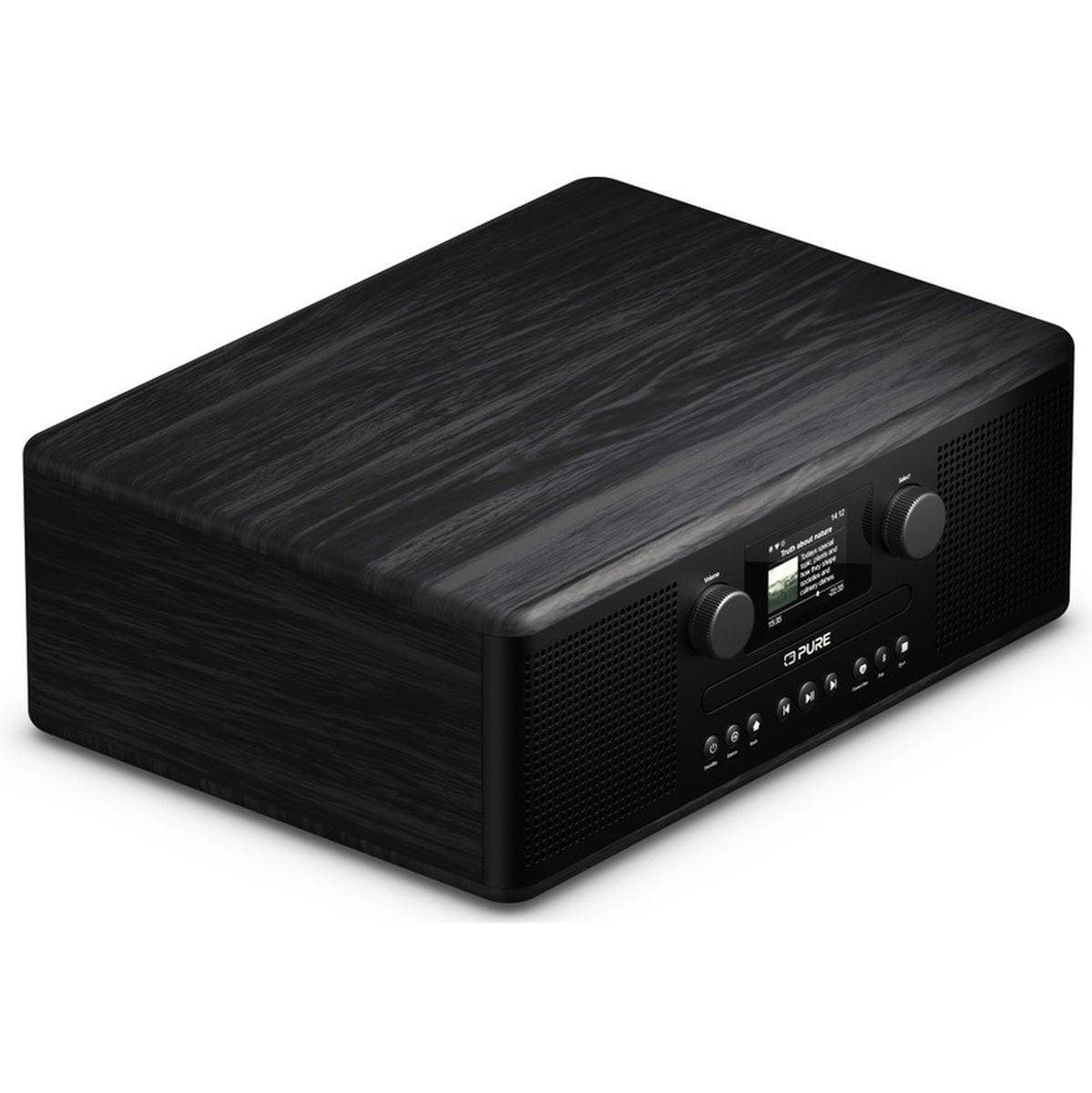 Pure Classic C-D6i Zwart/Essen Digitale radio met cd-speler