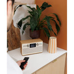 Pure Classic H6 Katoen Wit/Eiken Dab radio