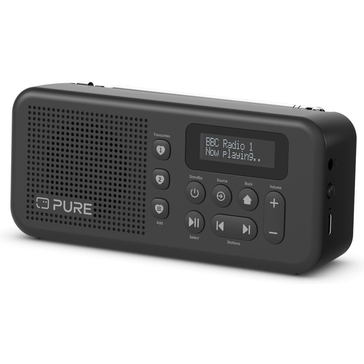 Elan Move Portabel Dab radio Zwart