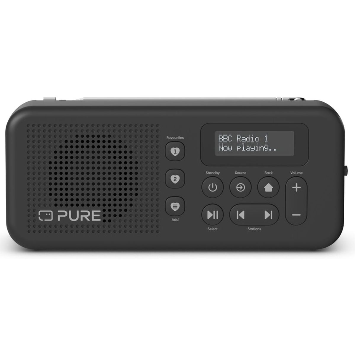 Elan Move Zwart Portabel Dab radio
