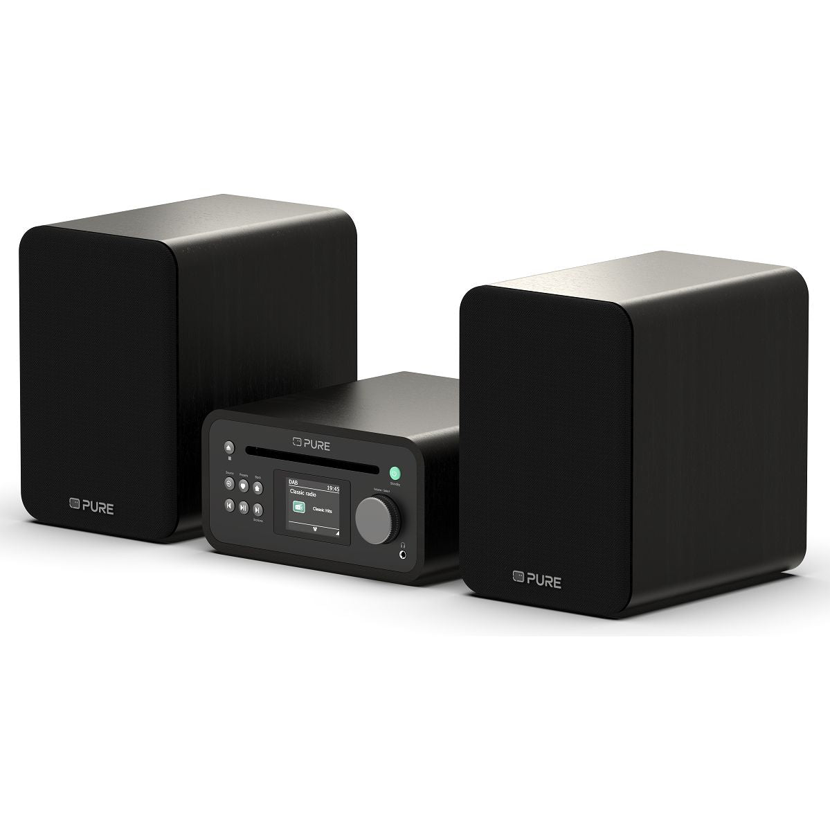 Pure Classic Zwart Stereo Mini