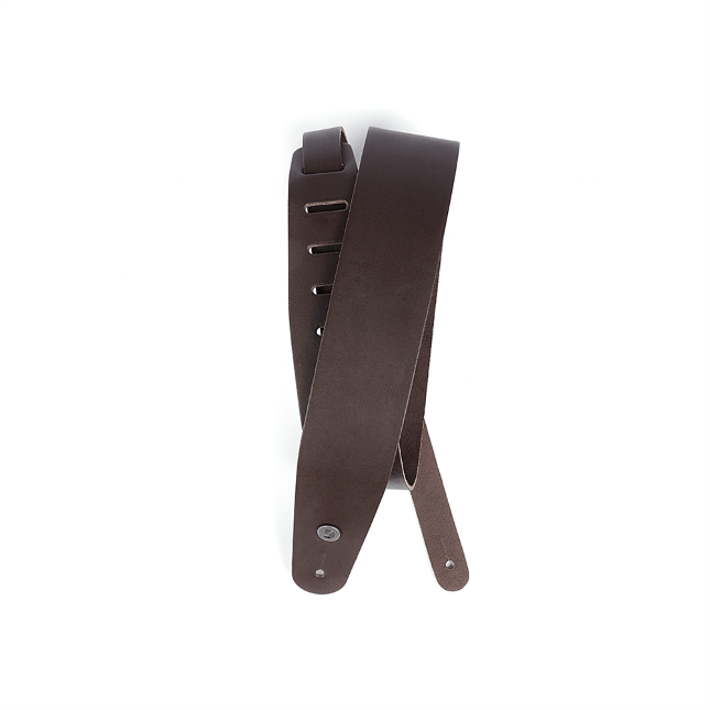 25L01-DX Klassiek leren gitaar riem bruin
