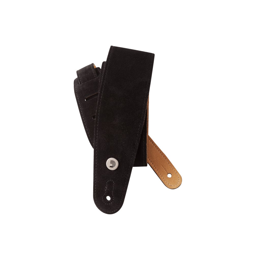25SS00-DX Suede  gitaar riem zwart