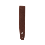 25SS01-DX Suede  gitaar riem cognac
