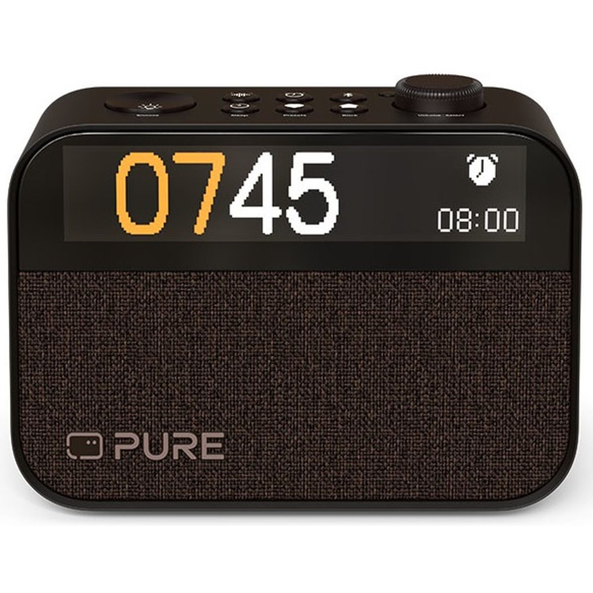 Pure Moment Koffie Zwart Slaapkamer radio