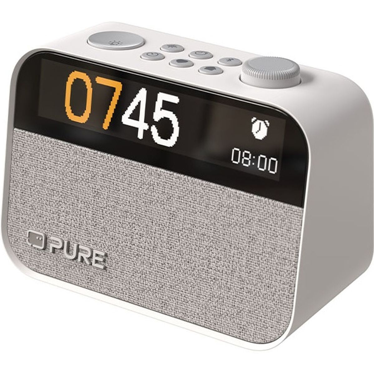 Pure Moment Katoen Wit Slaapkamer radio