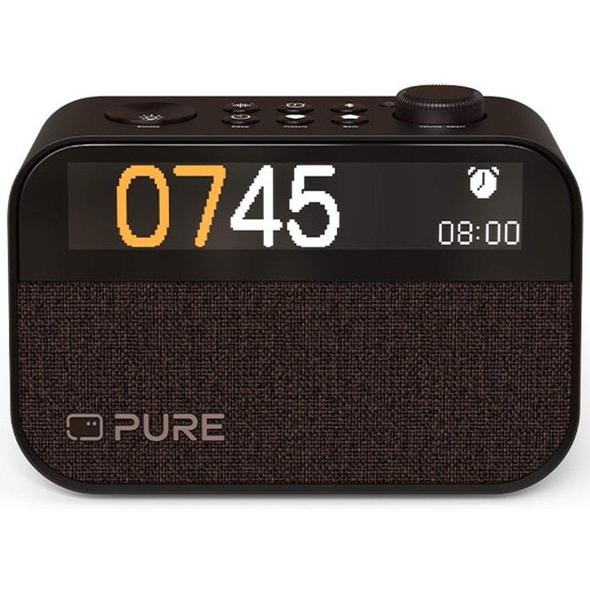 Pure Moment Charge Koffie Zwart Slaapkamer radio