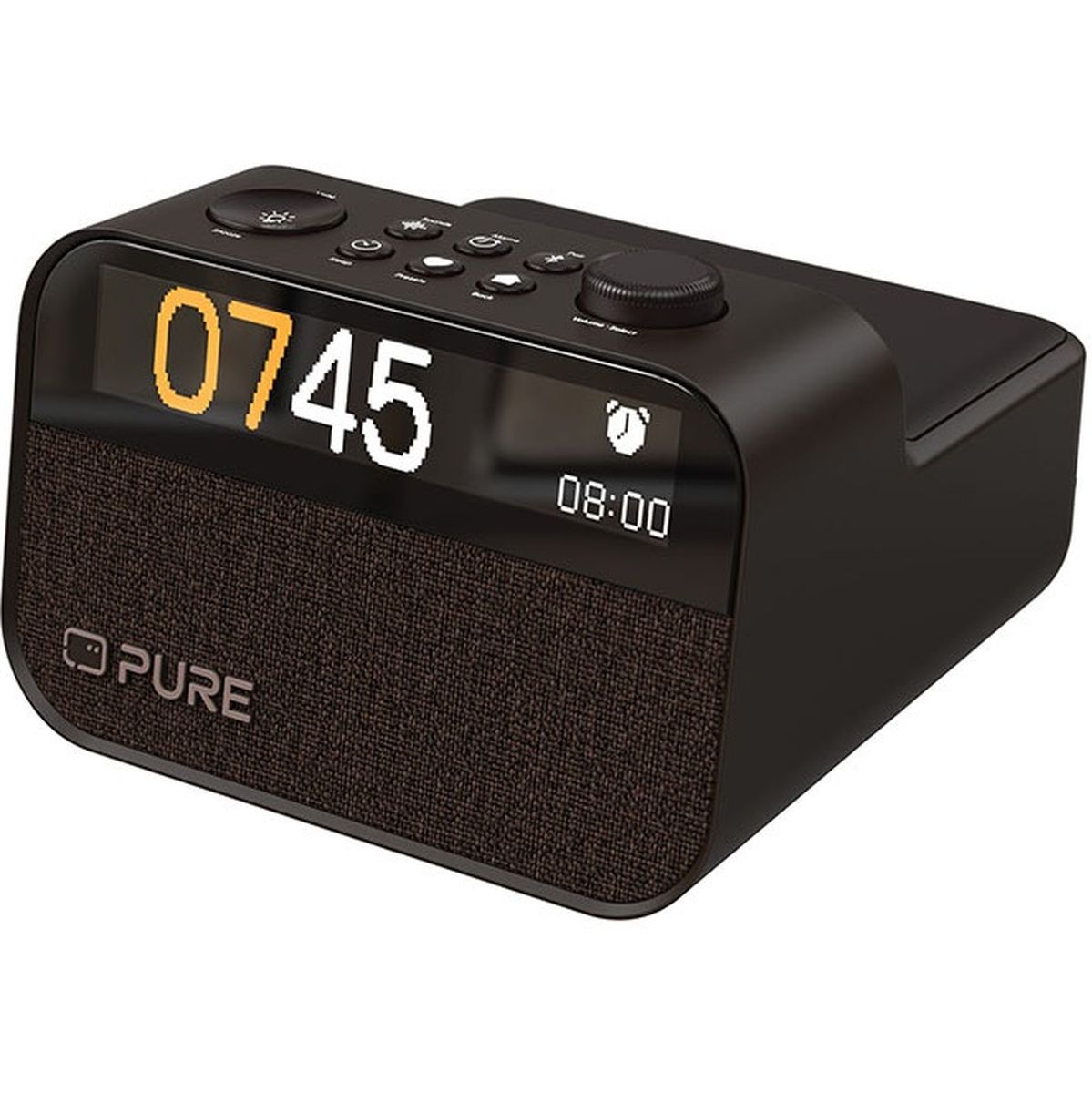 Pure Moment Charge Koffie Zwart Slaapkamer radio