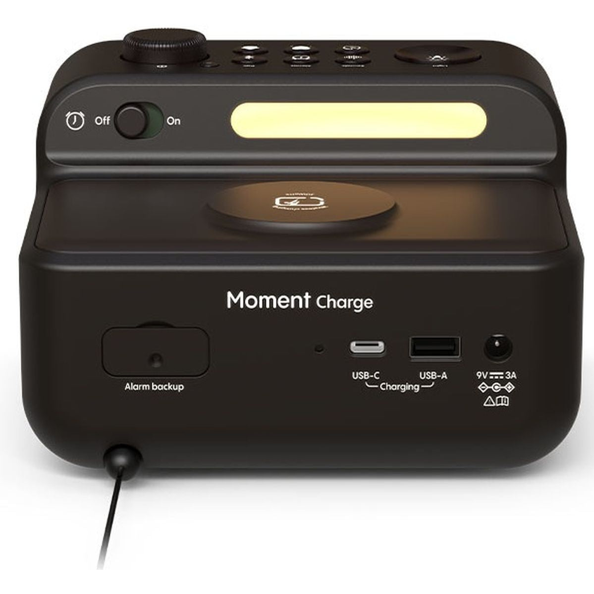 Pure Moment Charge Koffie Zwart Slaapkamer radio