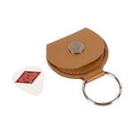 Rotosound Leather Pick Holder Keychain Brown