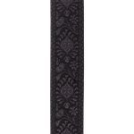 50TB01-RL Pad lock nylon gitaar riem monterey zwart