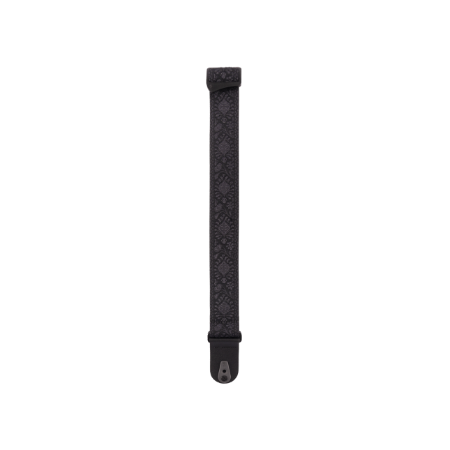 50TB01-RL Pad lock nylon gitaar riem monterey zwart