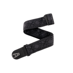 50TB01-RL Pad lock nylon gitaar riem monterey zwart