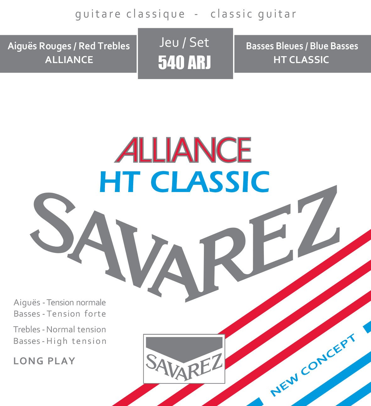 Savarez 540ARJ Alliance Classical guitar strings mixed tension
