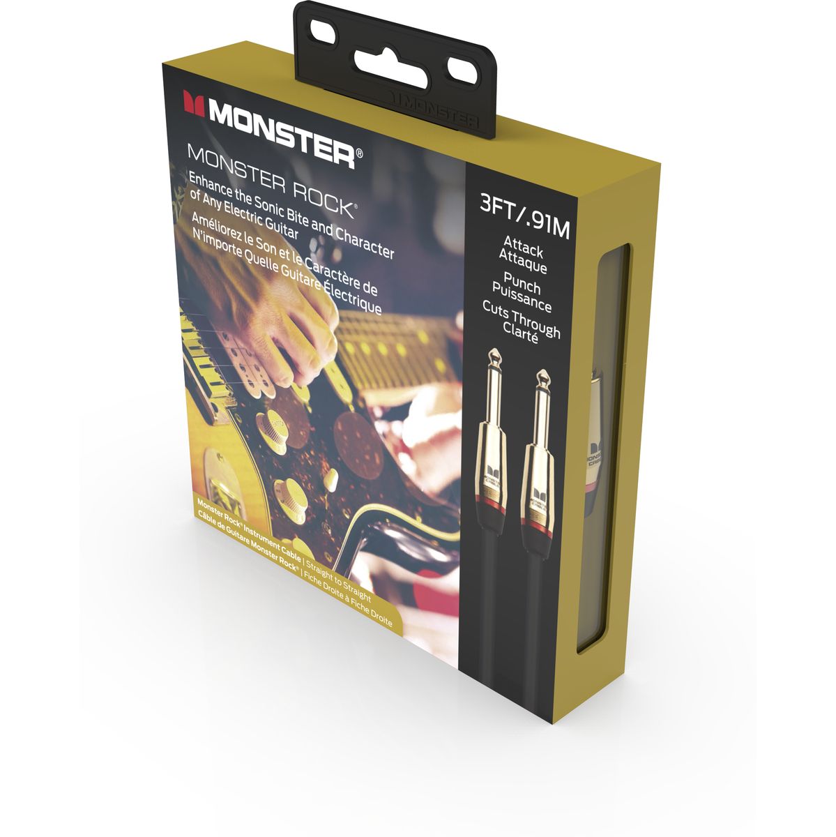 Monster Rock 3FT Instrument kabel 0,9 meter