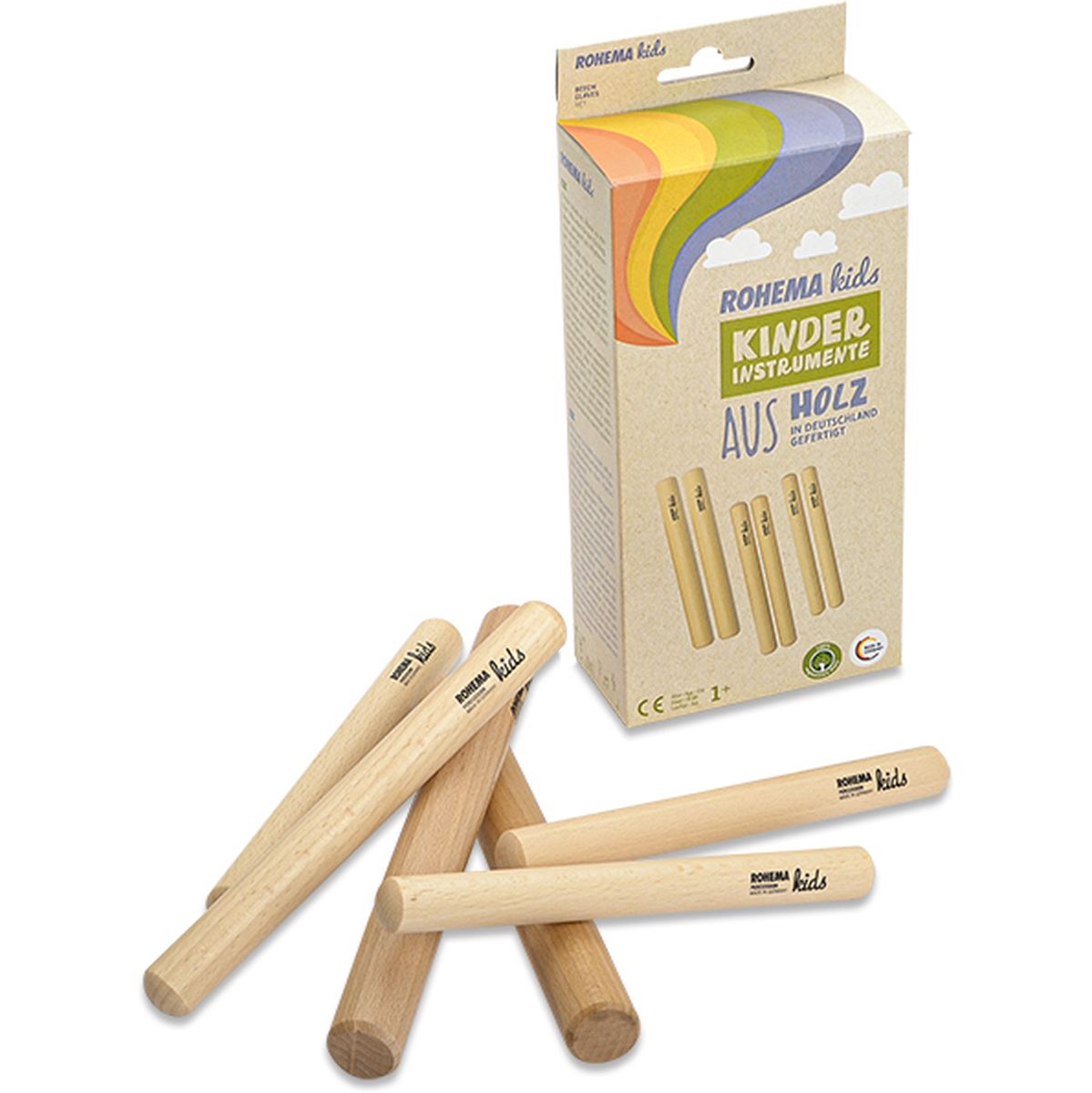 Beech Claves Set 3 Pair Ø18mm 20mm 25mm