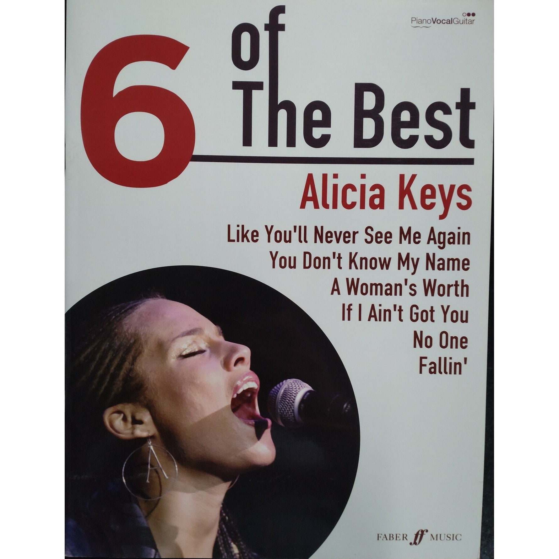 Faber Music Alicia Keys - 6 of The Best - Piano, Zang en Gitaar