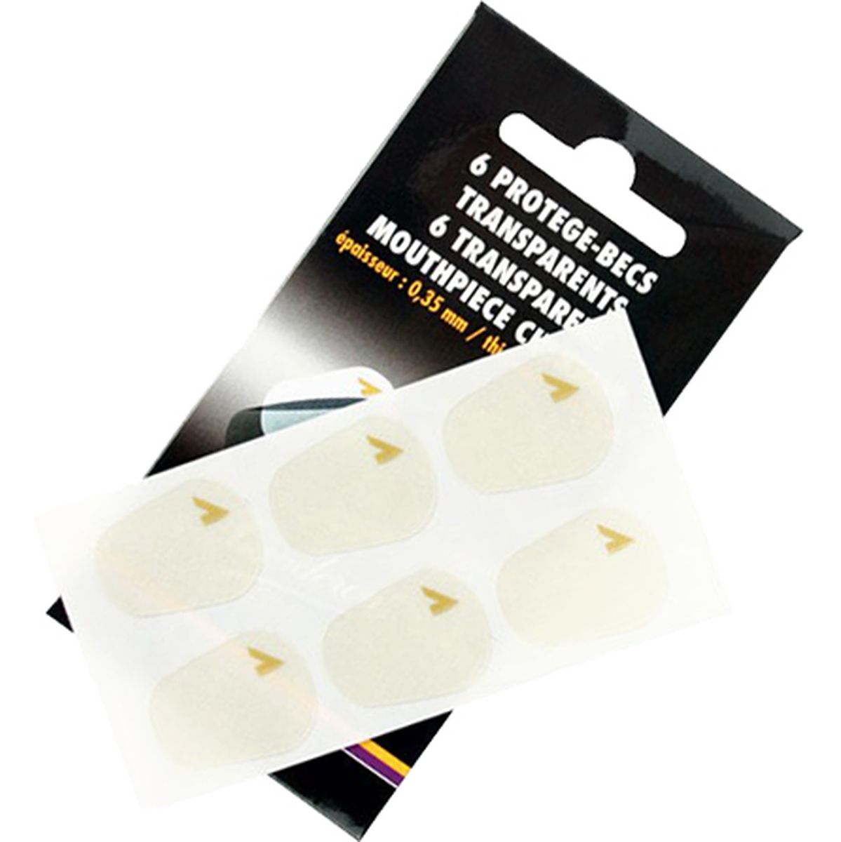 VMC6+ Mondstuk patch transparant 0.35mm 6 stuks