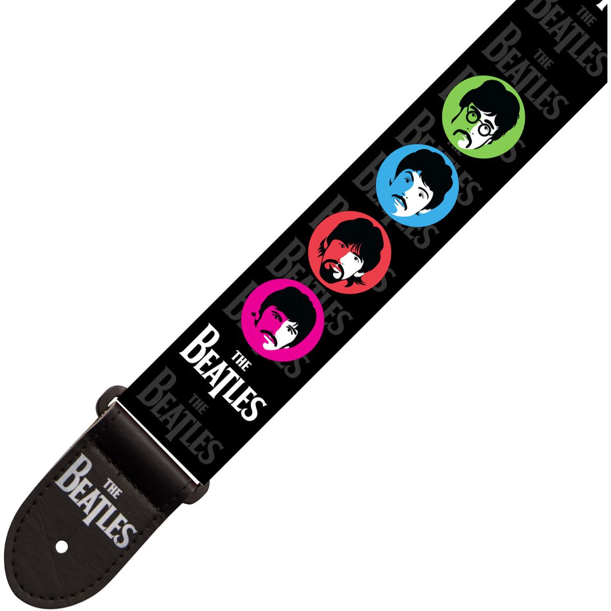 Beatles faces gitaar riem