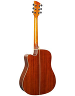 Brunswick BD200CE akoestisch/elektrisch gitaar achteraanzicht