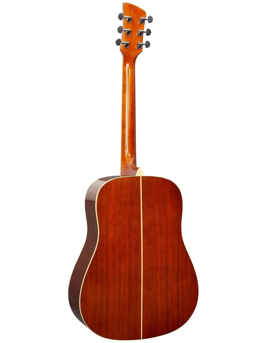 Brunswick BD200 M akoestisch gitaar achteraanzicht