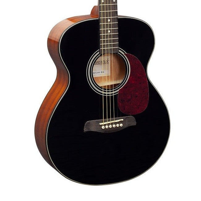 Brunswick BF200 BK akoestisch gitaar vooraanzicht body