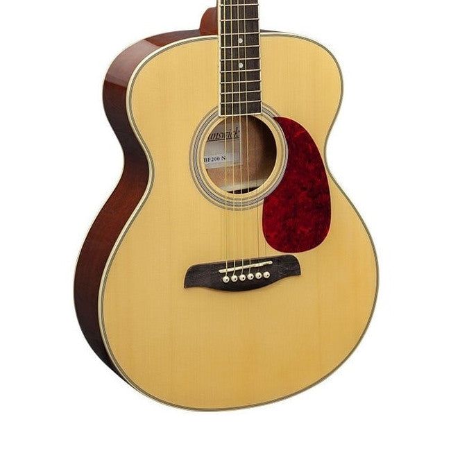 Brunswick BF200 NAT akoestisch gitaar vooraanzicht body