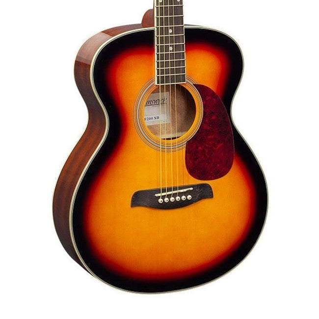 Brunswick BF200 SB akoestisch gitaar vooraanzicht body