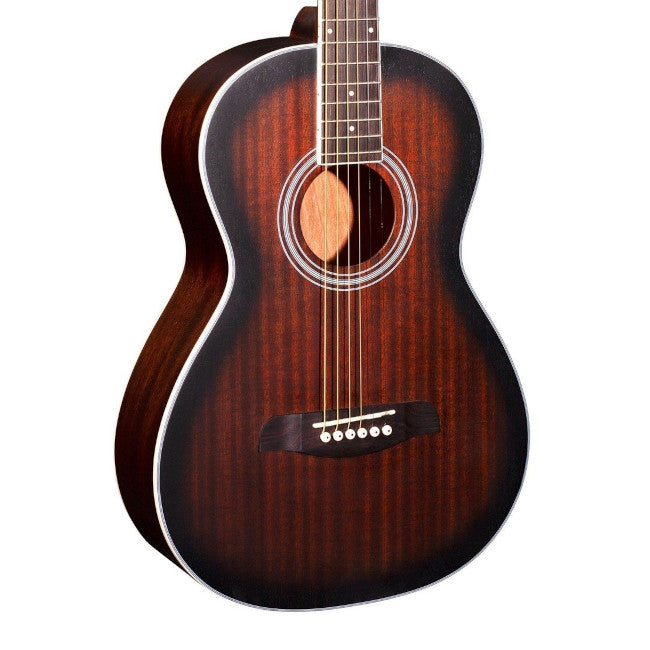 Brunswick BP200 akoestisch gitaar vooraanzicht body