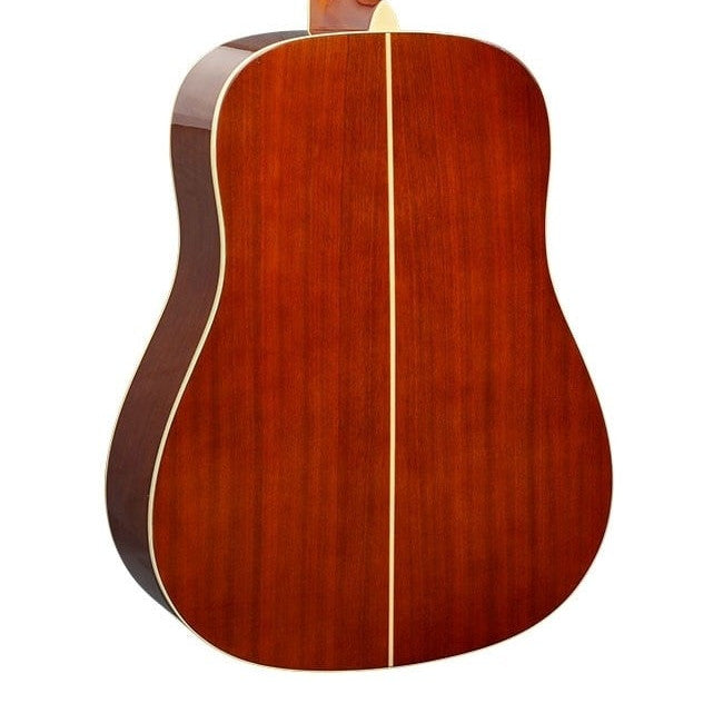 Brunswick BD200 M akoestisch gitaar achteraanzicht body
