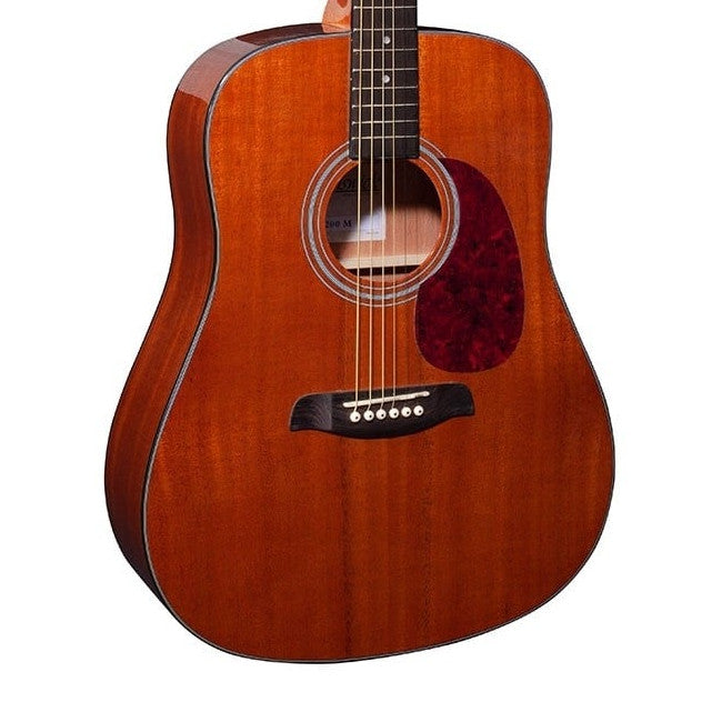 Brunswick BD200 M akoestisch gitaar vooraanzicht body