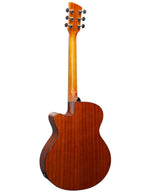 Brunswick BTK50 BK akoestisch/elektrisch gitaar achteraanzicht