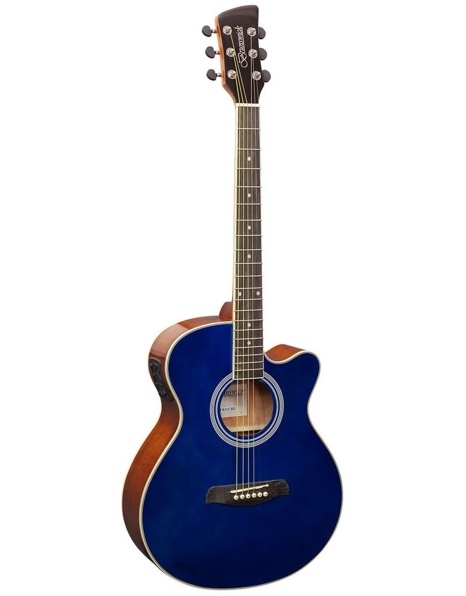 Brunswick BTK50 BL akoestisch/elektrisch gitaar vooraanzicht