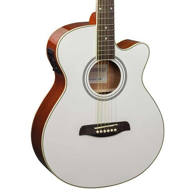 Brunswick BTK50 MW akoestisch/elektrisch gitaar vooraanzicht body