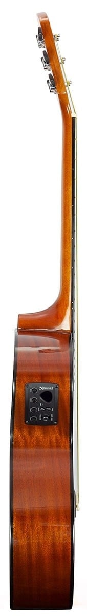 Brunswick BTK50 RD akoestisch/elektrisch gitaar zijaanzicht