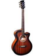 Brunswick BTK50 TB akoestisch/elektrisch gitaar vooraanzicht