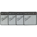 Leren onderzetters Fender Amp vorm 4 Pack