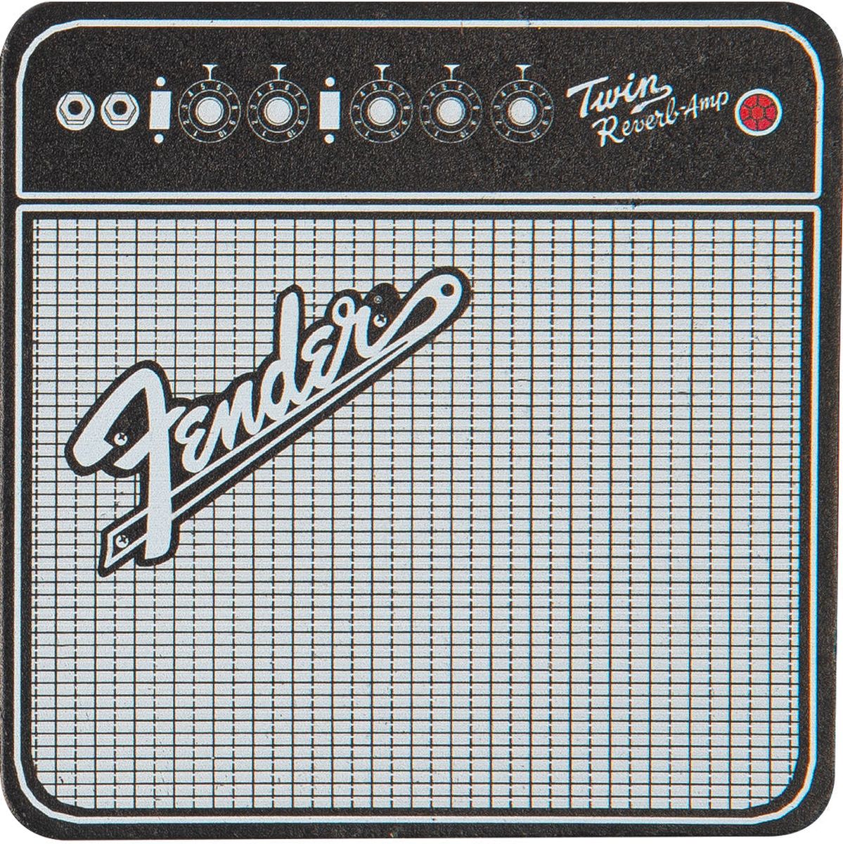 Leren onderzetters Fender Amp vorm 4 Pack