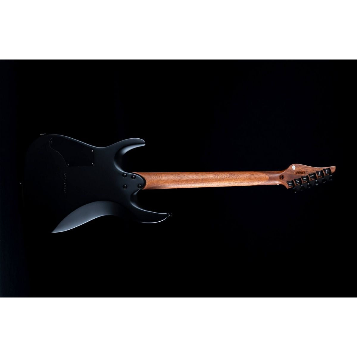 Jet JS-501 BK elektrisch gitaar achteraanzicht dwars