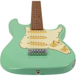 Jet JS-300 mini sfg elektrisch gitaar aanzicht schuin van onderen