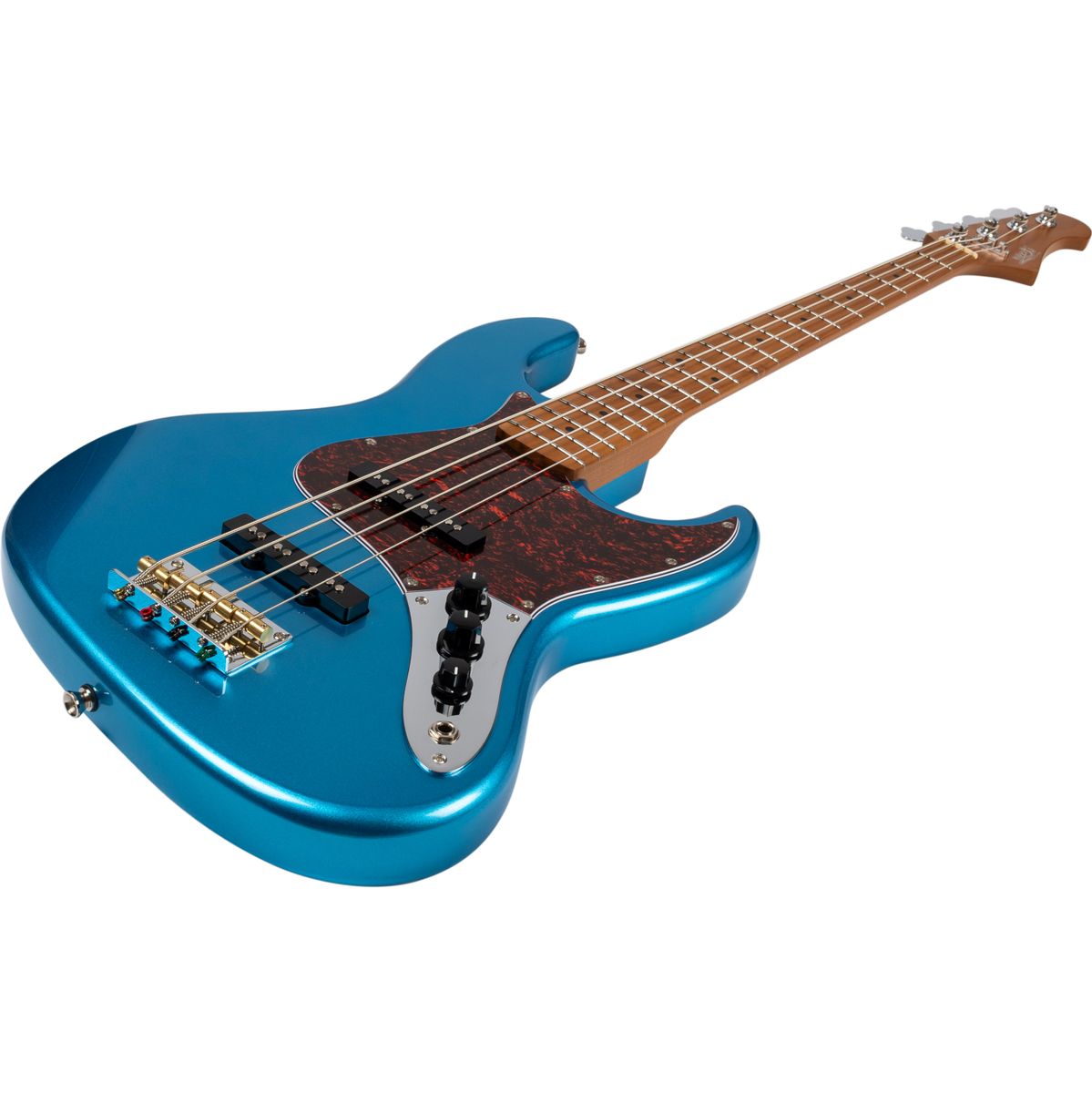 Jet JJB-300 LPB 4-snarige basgitaar schuin aanzicht